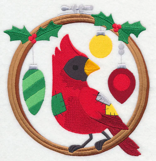 Hoop It Up Christmas Cardinal - Image 2