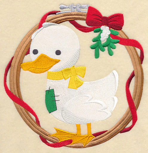 Hoop It Up Christmas Duck - Image 2