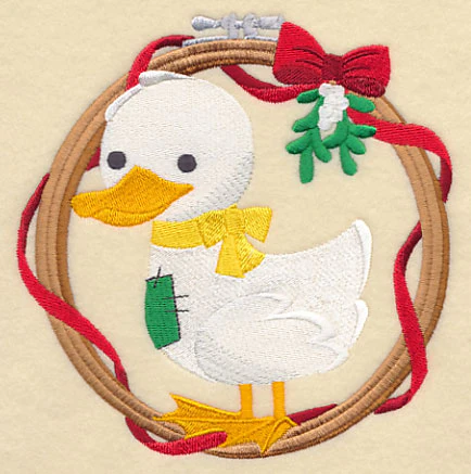 Hoop It Up Christmas Duck - Image 3