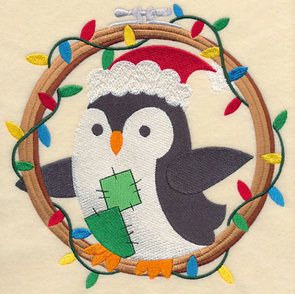 Hoop It Up Christmas Penguin - Image 6