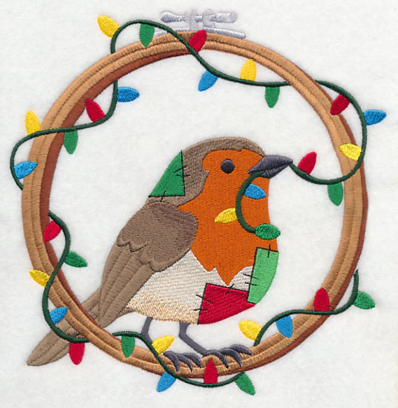 Hoop It Up Christmas Robin - Image 6