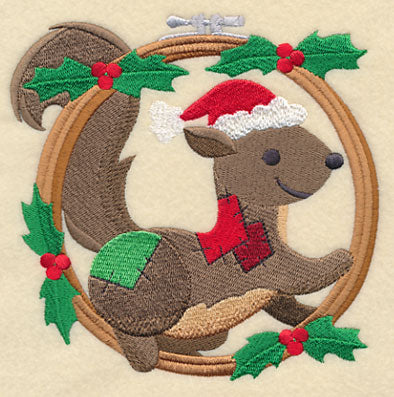 Hoop It Up Christmas Squirrel - Image 4