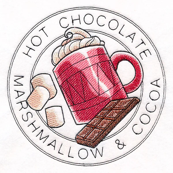 Hot Chocolate & Marshmallows Stamp - Image 3