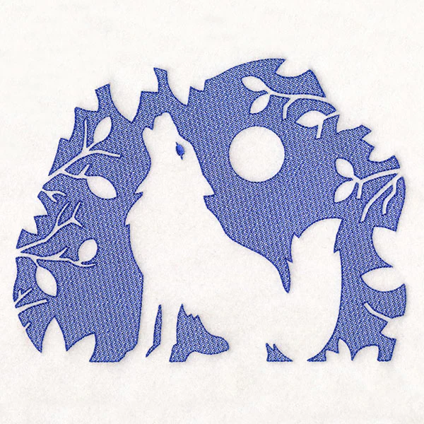 Howling Wolf (Embossed) - Image 2