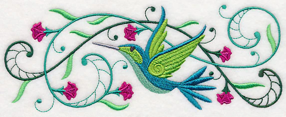 Hummingbird Potpourri Border - Image 3