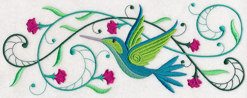 Hummingbird Potpourri Border - Image 5