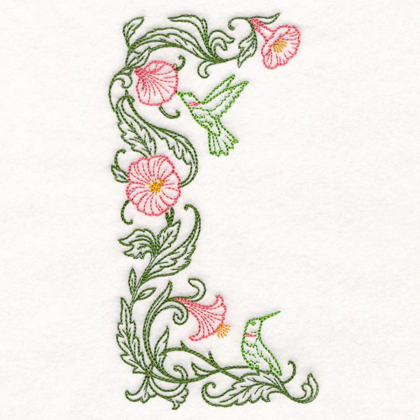 Hummingbirds & Hibiscus Half Frame - Image 13