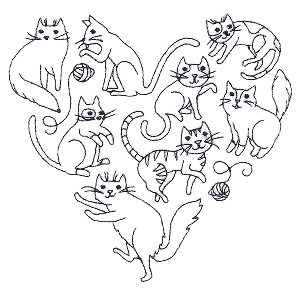 I Love You Meowy Much Cat Heart - Image 4