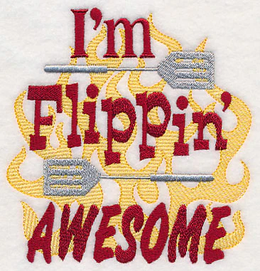 I'm Flippin' Awesome - with Flames - Image 4