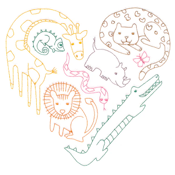 I'm Wild for You Safari Heart