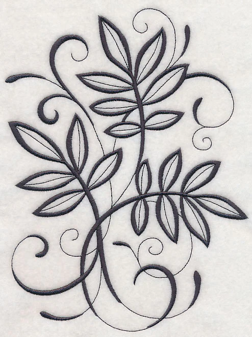 Inky Ash Leaves