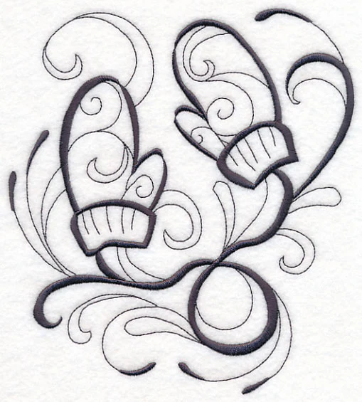 Inky Mittens