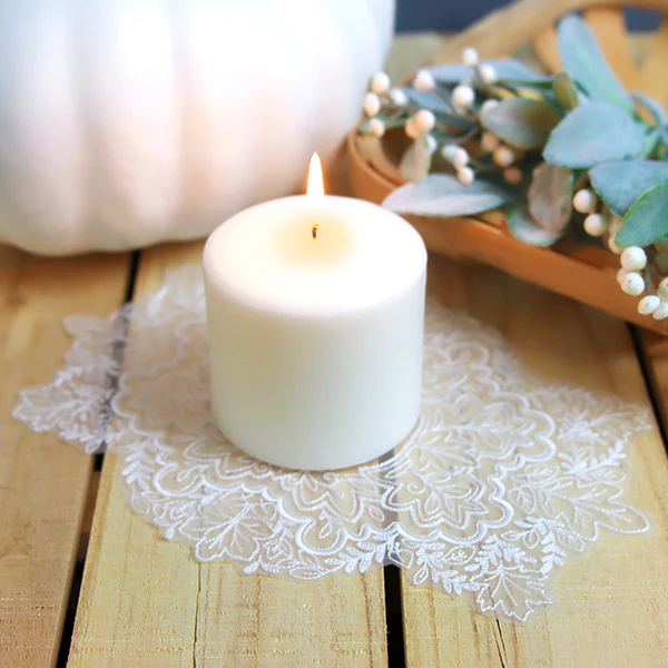 Intricate Autumn Doily (Organza) - Image 2
