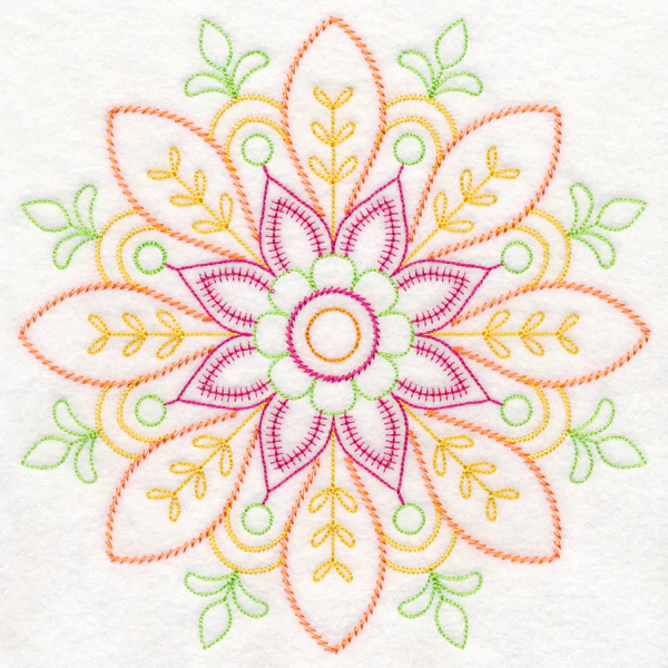 Intricate Floral Medallion (Vintage)