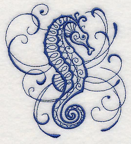Intricate Ink Sea Life - Seahorse - Image 14