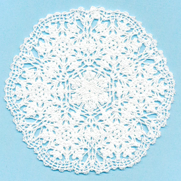 Intricate Snowflake Doily (Battenburg Lace) - Image 7