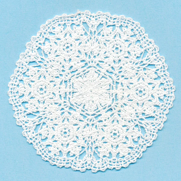 Intricate Snowflake Doily (Battenburg Lace) - Image 9