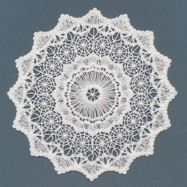 Intricate Web Doily (Battenburg Lace) - Image 5