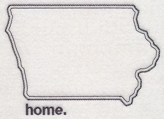 Iowa Outline (Vintage) - Image 3