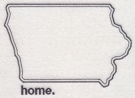 Iowa Outline (Vintage) - Image 4