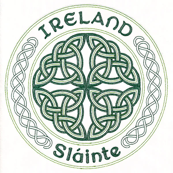 Ireland Sláinte Stamp Light Stitch - Image 4