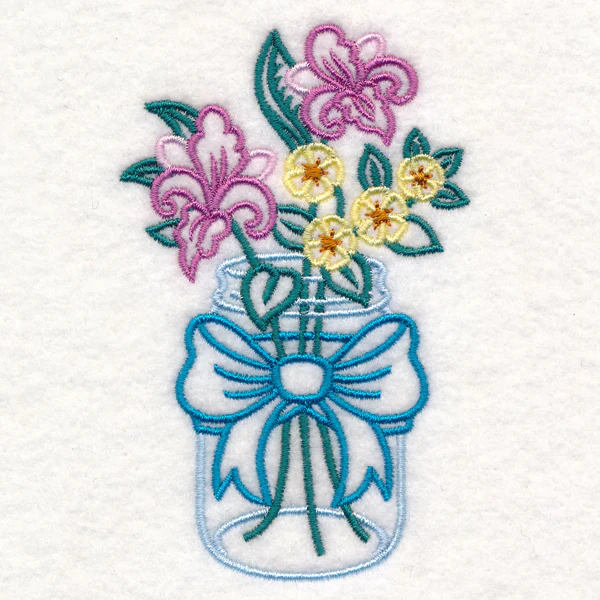 Iris Canning Jar (Vintage) - Image 3