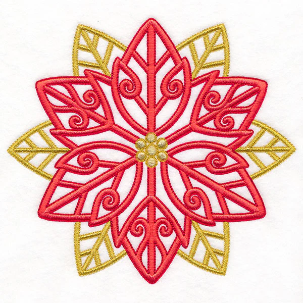 Ironwork Christmas Poinsettia Feature - Image 5
