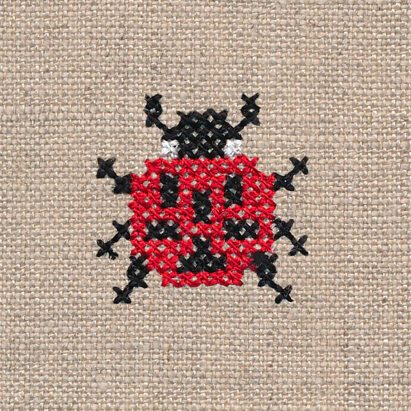 Itty Bitty Ladybug (Cross Stitch)