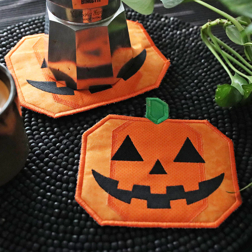 Jack o' Lantern Trivet (In-the-Hoop) - Image 3