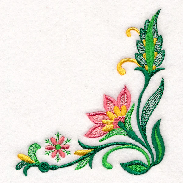 Jacobean Blooms Corner - Image 8