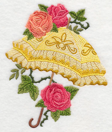 Jane's Parasol with Roses - Image 3