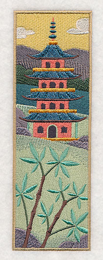 Japanese Garden Panel Scene - Temple - Image 4
