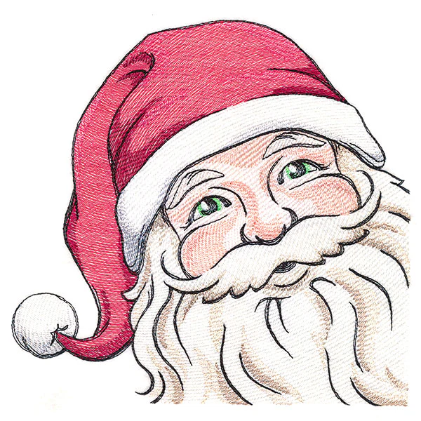 Jolly Peeking Santa Claus - Image 6