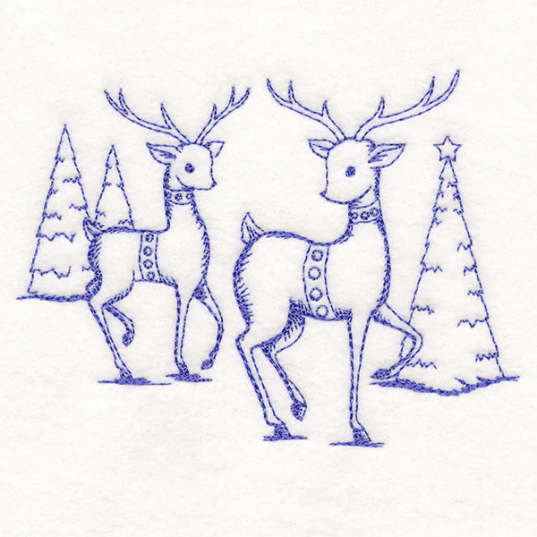 Jolly Reindeer Etching - Image 4