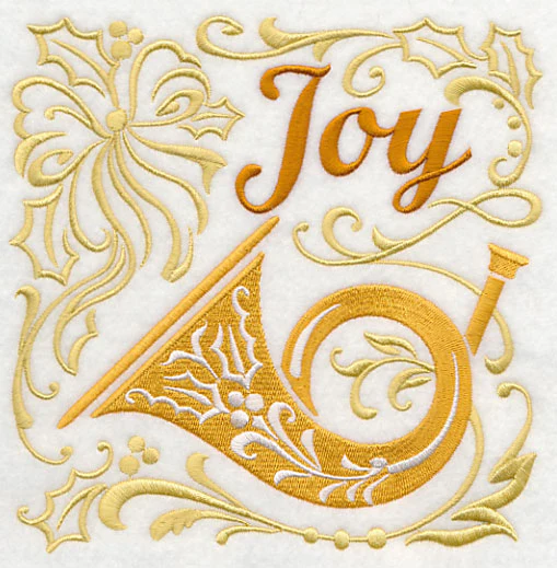 Joy with Christmas Horn - Image 2