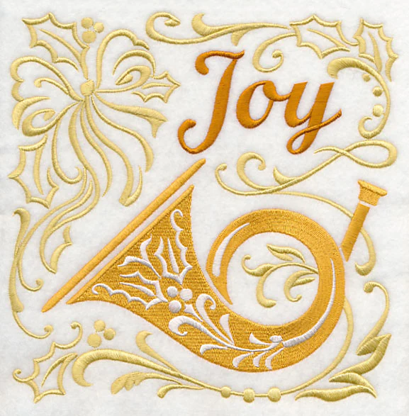 Joy with Christmas Horn - Image 6