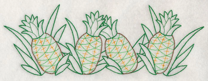 Juicy Pineapple Border (Vintage) - Image 2