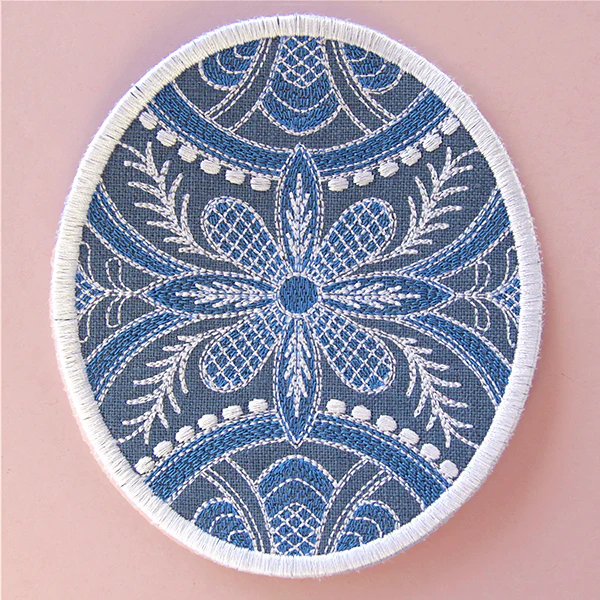 Kaleidoscope Easter Egg Coaster 1 (In-the-Hoop) - Image 12