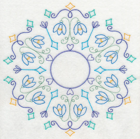 Kaleidoscope of Snowdrops (Vintage)