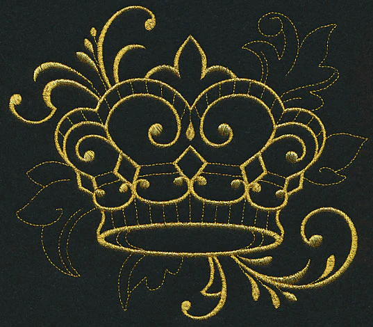 King's Crown Filigree (Goldwork) - Image 2