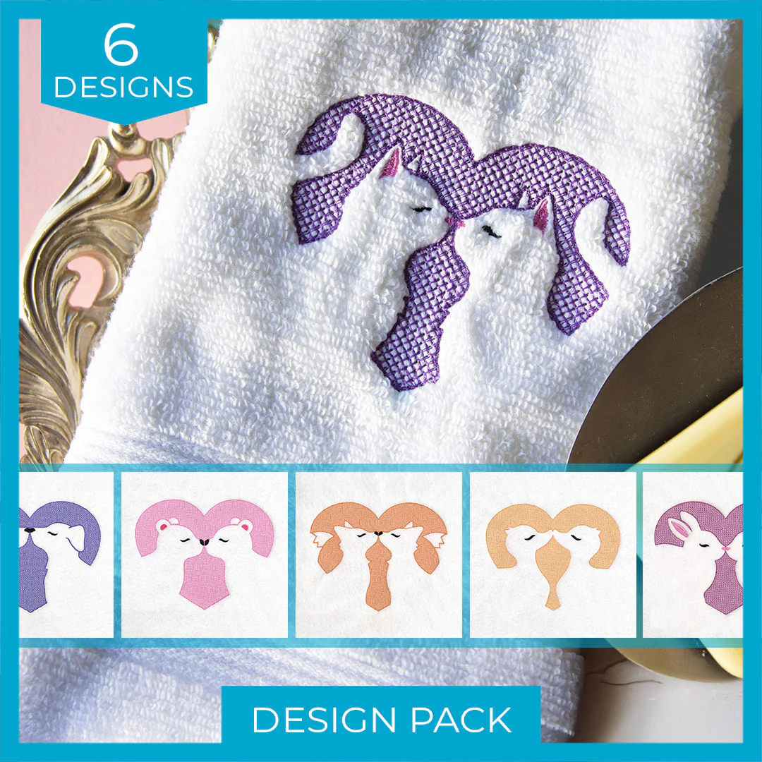 Kissing Animals Design Pack - Image 7