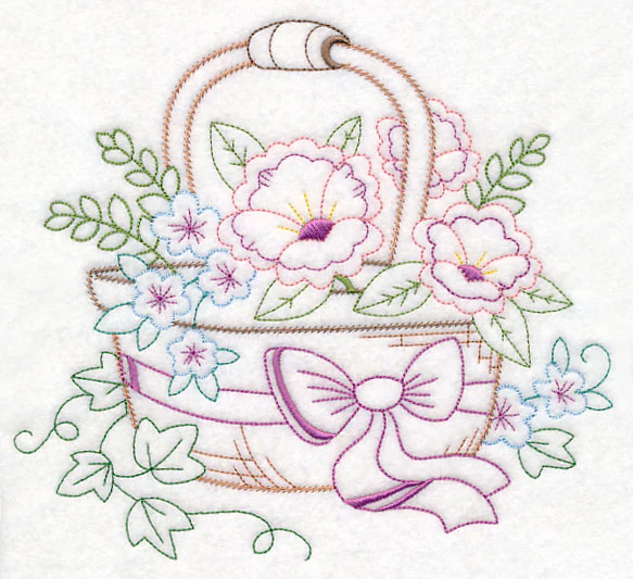 Kitchen Floral Basket (Vintage) - Image 6