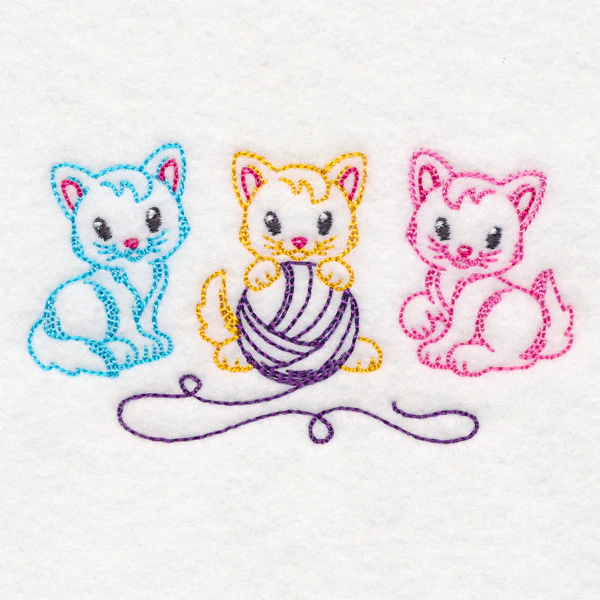 Kitty Cat Trio (Vintage) - Image 5