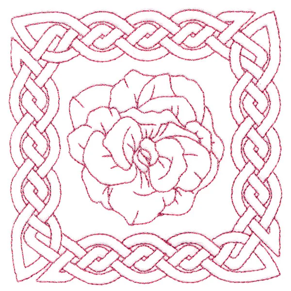 Knotwork and Blooms - African Violet (Double Run) - Image 5