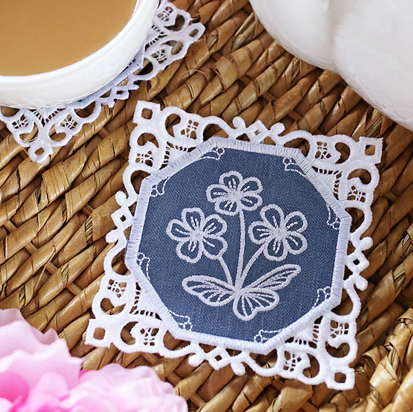 Lace Edge Coaster Design Pack (In-the-Hoop) - Image 13