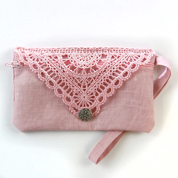 Lacy Envelope Clutch (In-the-Hoop) - Image 3