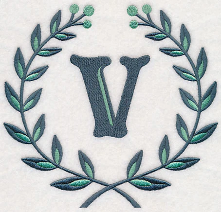 Laurel Letter V - 7 Inch - Image 2