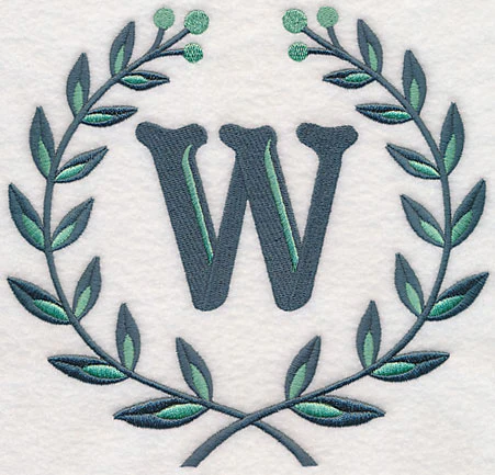Laurel Letter W - 7 Inch - Image 2