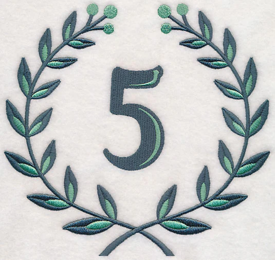 Laurel Number 5 - 7 Inch