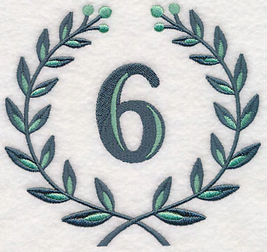 Laurel Number 6 - 7 Inch - Image 3